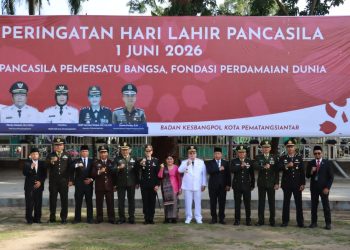 Kapolres Pematangsiantar Hadiri Upacara Hari Lahir Pancasila 2026, Perkuat Komitmen Kebangsaan